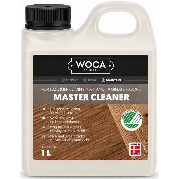 Woca Master Cleaner 1L pro lakované podlahy, vinylové podlahy a panely