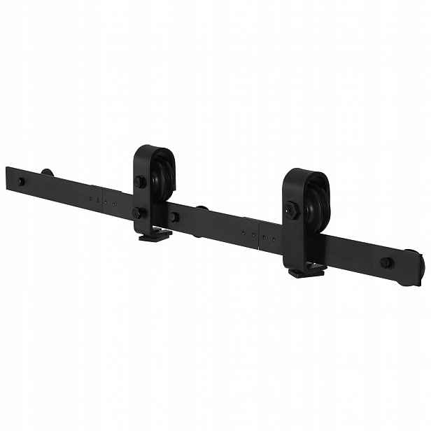 Systém pro posuvné dveře Sada 90 cm Kolejnice 2x40 cm 150 kg