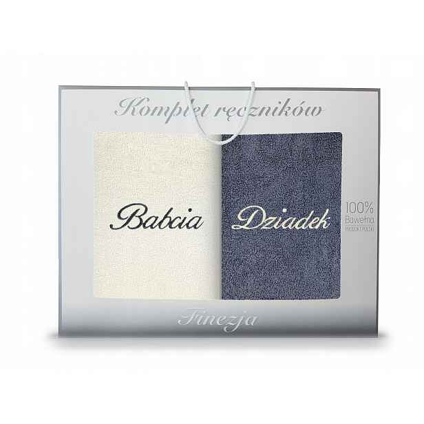 Dárková Sada ke Dni dědečka a babičky 100% Bavlna Polský výrobek