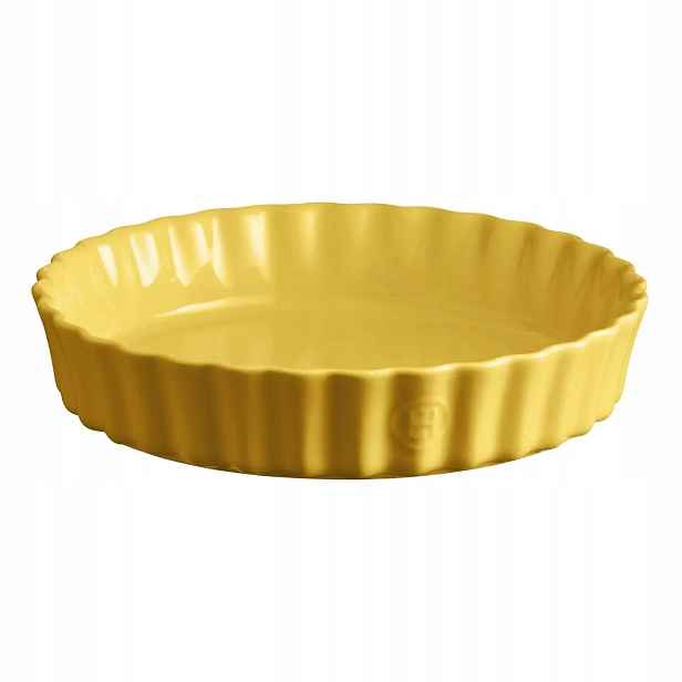 Emile Henry Provence Koláčová forma hluboká, 24 cm, žlutá