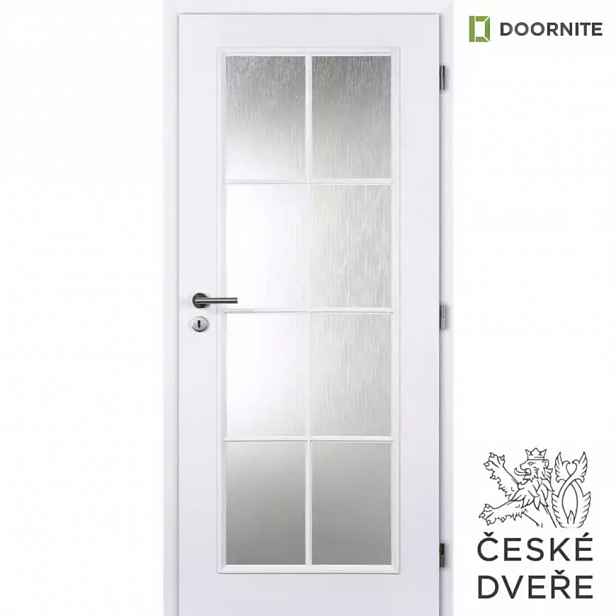 Interiérové dveře Elida Sklo Bílé 90P