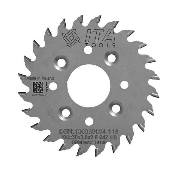 Ita Tools Diamantová drážkovací pila 100x30x24Z H6 K3,6 mm