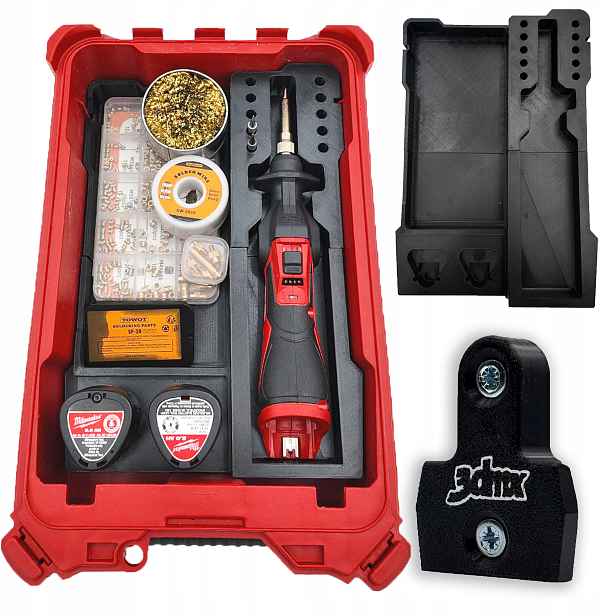 Organizér Vložka Milwaukee Packout pro M12 Si Páječka 3DMX Dárek