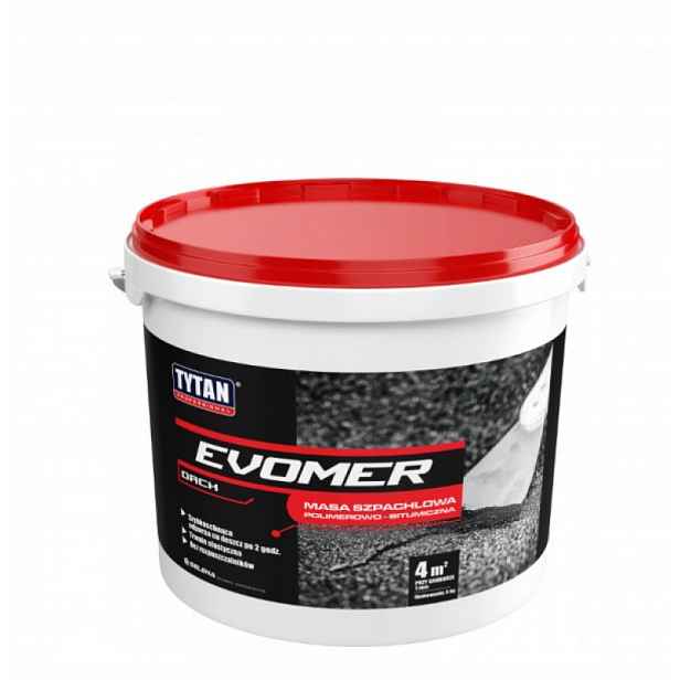 Titan Evomer Tmelová Hmota 5 Kg Černá