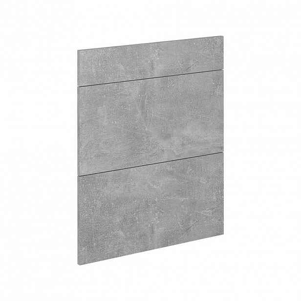 Vicco KUCHYŇSKÁ DVÍŘKA R-Line Beton 59.6 x 70.4 cm nábytková čela pro spodní skříňku se zásuvkami