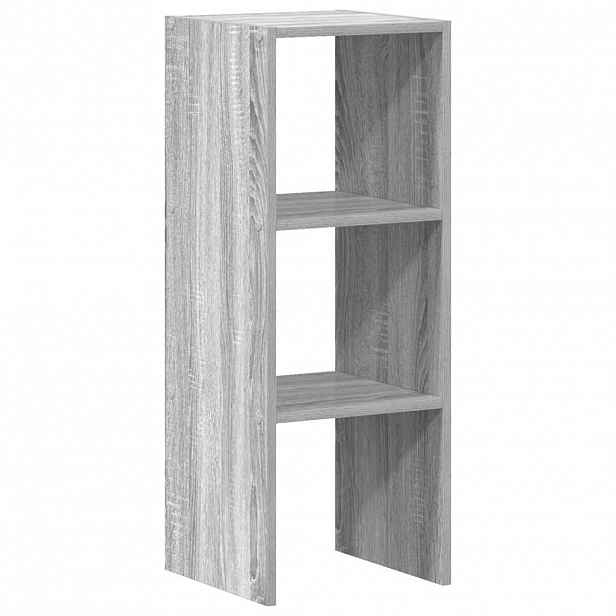 vidaXL Stohovatelné knihovna šedý sonoma 30x30x80 cm kompozitní dřevo