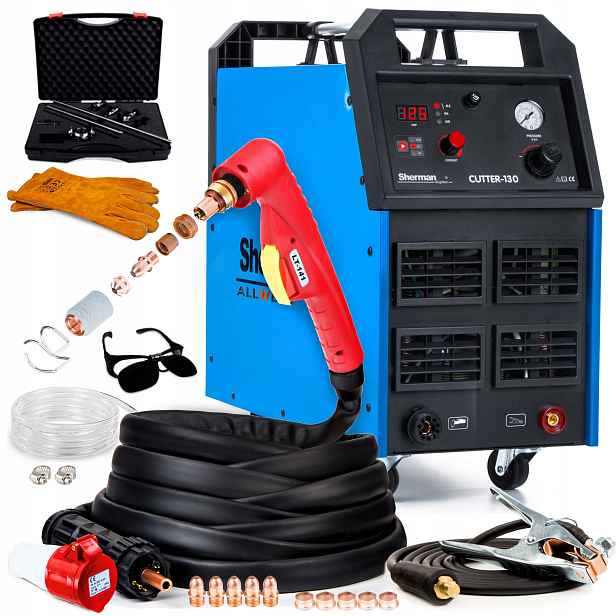 Plazmová Řezačka Plazmová Plazma Sherman Cutter 130 Hf 125A 45 MM Igbt