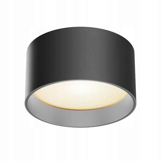 Černé stropní bodové svítidlo kulatý Ø14cm Led 3000K do obýváku jídelny Maytoni