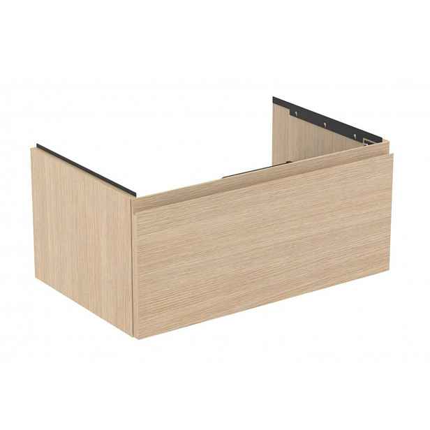 Ideal Standard Finesse - Umyvadlová skříňka, 80x51x37 cm, 1 zásuvka, bílý dub E3392US