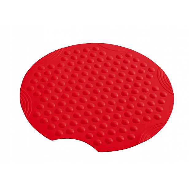 Ridder Tecno protiskluzová sprchová podložka 55x55 cm, červená