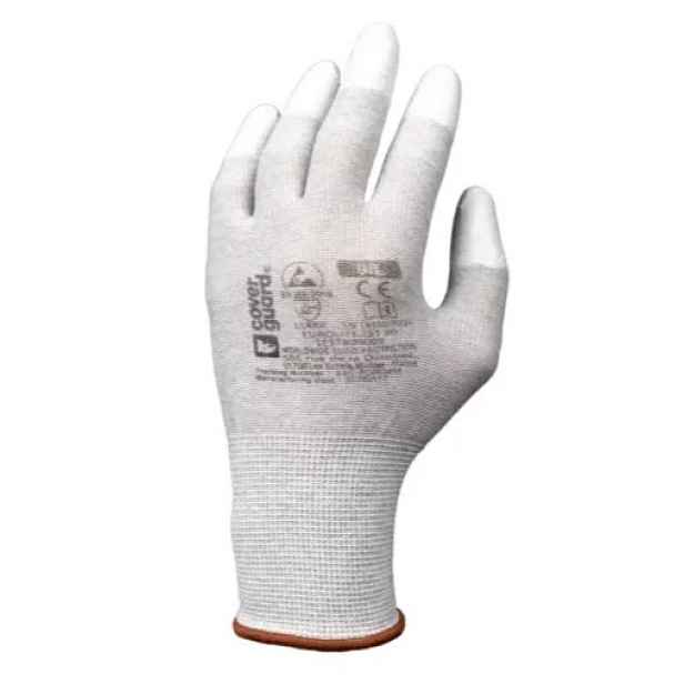 Rukavice Coverguard Eurolite bílá vel. 08