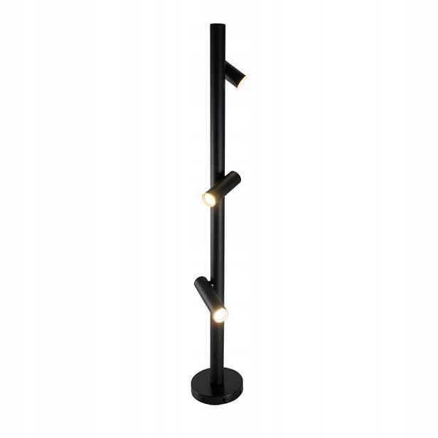 Stojací zahradní lampa s trojitým sloupkem 100 cm, nastavitelné reflektory Shilo