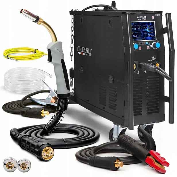 Poloautomatický Svařovací Stroj Spartus 325 Mig/mag Mma Tig 50-300 A 400 V LCD