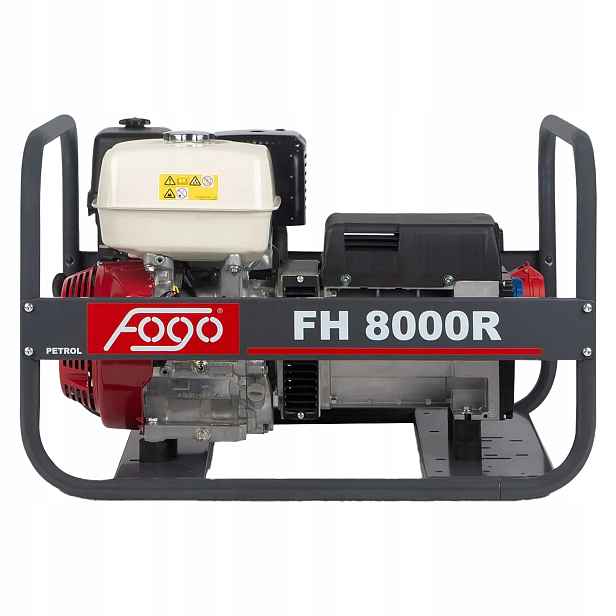 Přenosný třífázový generátor Fogo Fh 8000 R benzín