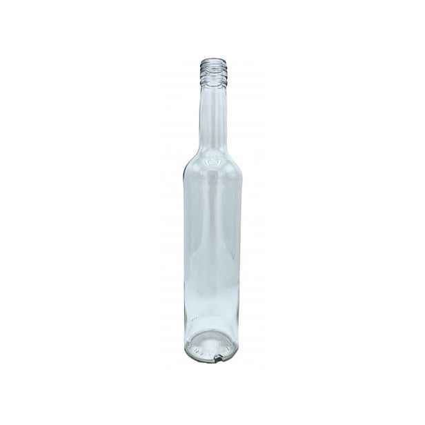Skleněná lahev Silver Ice 500 ml PP 28 - paleta 1295 ks