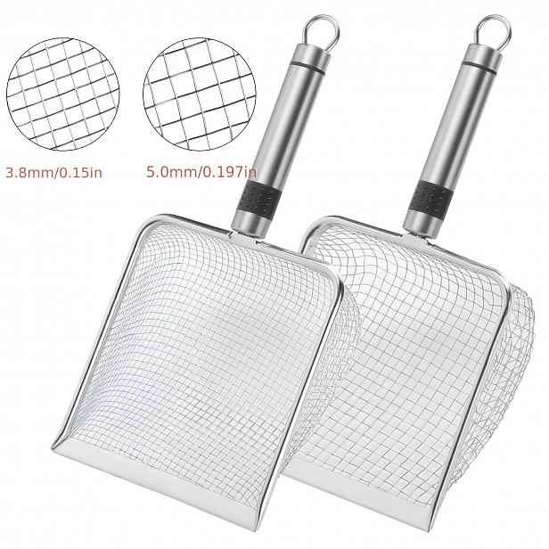 TEMU Zahradní síta na půdu 2/4, zahradní síťové síta 2/2,8/3,8/5 mm, zahradní síta na písek pro prosévání půdy, písku, kamenů, nečistot, kompostu,