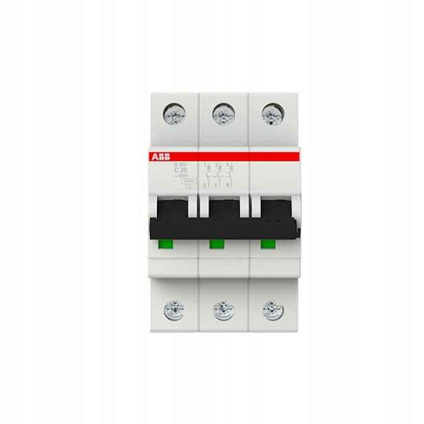 Abb S203-C20 Miniaturní instalační spínač – 3P – C – 20 A
