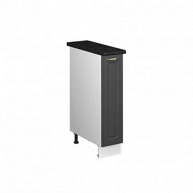 Vicco LÉKÁRNIČKOVÁ SKŘÍŇKA Fame-Line, Anthrazit-Gold Landhaus/Bílá, 20 cm, PD Antracit