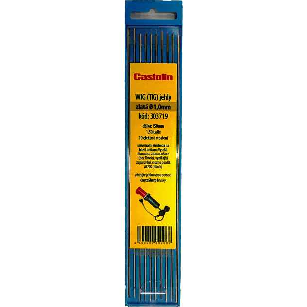 Elektrody wolframové Castolin WIG (TIG) 1 mm 10 ks