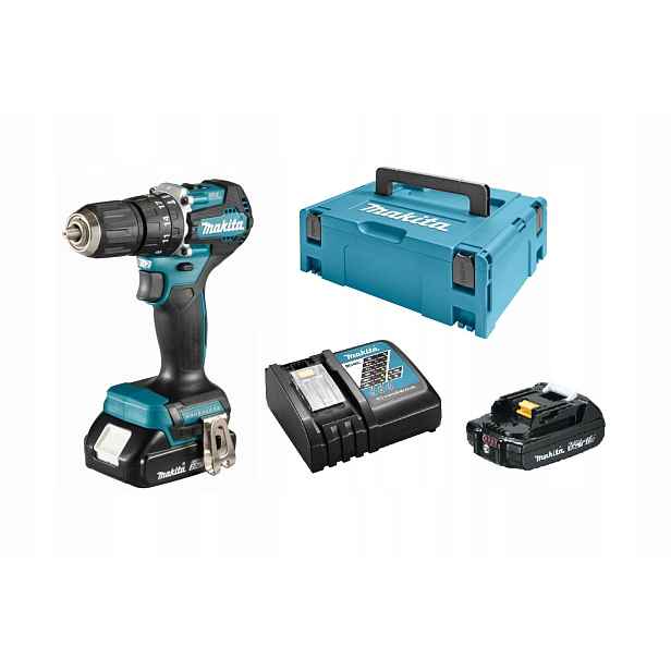 Makita DHP487RAJ Aku Vrtačka Příklep 2x2Ah