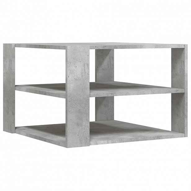 vidaXL Konferenční stolek betonově šedý 58 x 58 x 40 cm kompozit