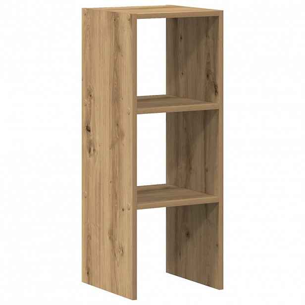 vidaXL Stohovatelné knihovna dub artisan 30x30x80 cm kompozitní dřevo