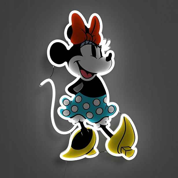 Neon Yellowpop Disney Minnie Full Body