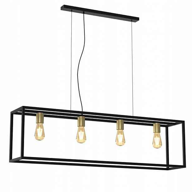 Obdélníková závěsná lampa 4-bodová Frame 4417 Luminex