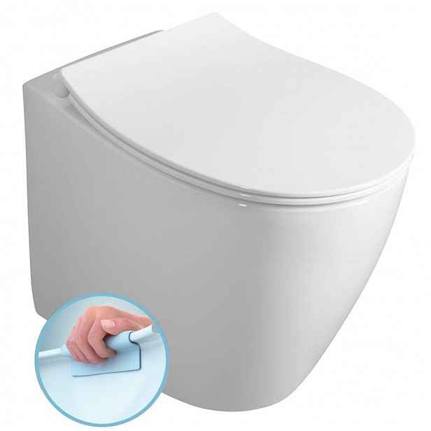 Sapho Isvea - Stojící WC Sentimenti, Rimless, vario odpad, bílá 10SM10004SV