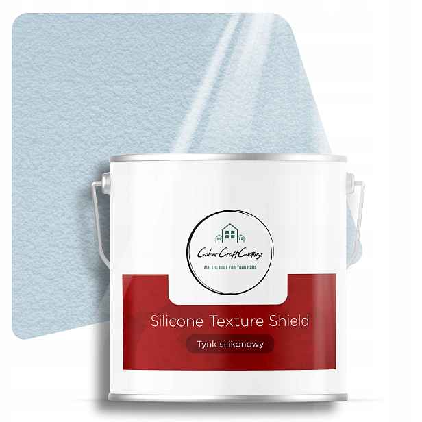 Silikonová omítka 1.0MM Beránek Modrý 7KG F121