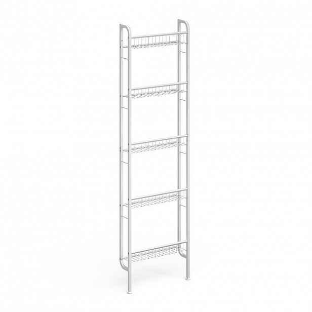 Vicco REPOSÉ ŽEBŘÍK Klivo Bílá 44.5 x 160 cm s 5 policemi