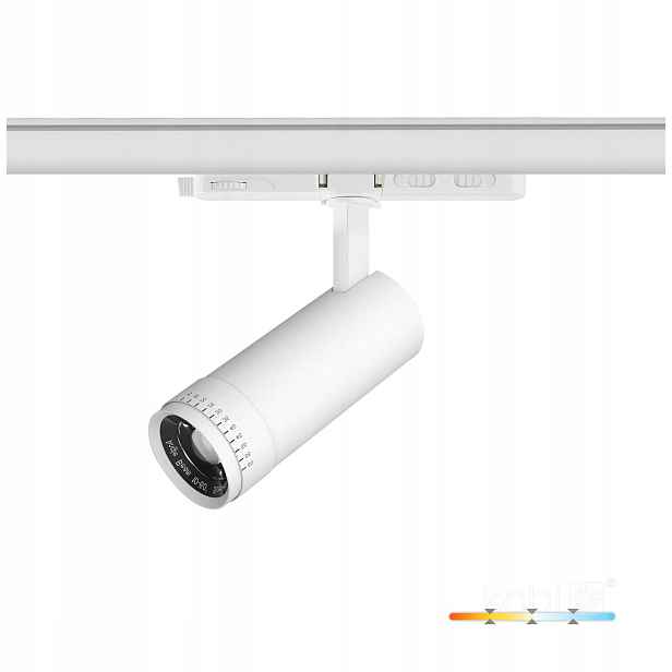 3-fázový kolejnicový reflektor Nextrack Vision 10W 3CCT 30-60° bílý Kobi