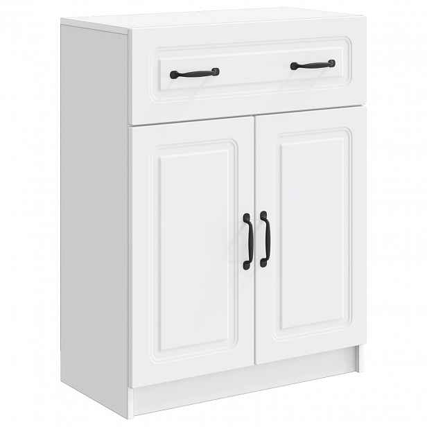 vidaXL Servírovací skříň Bílá 66 x 34,5 x 87 cm Kompozitní dřevo