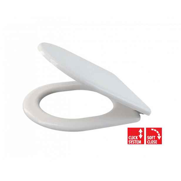 Alca - WC sedátko, duroplast, SoftClose, bílá A66