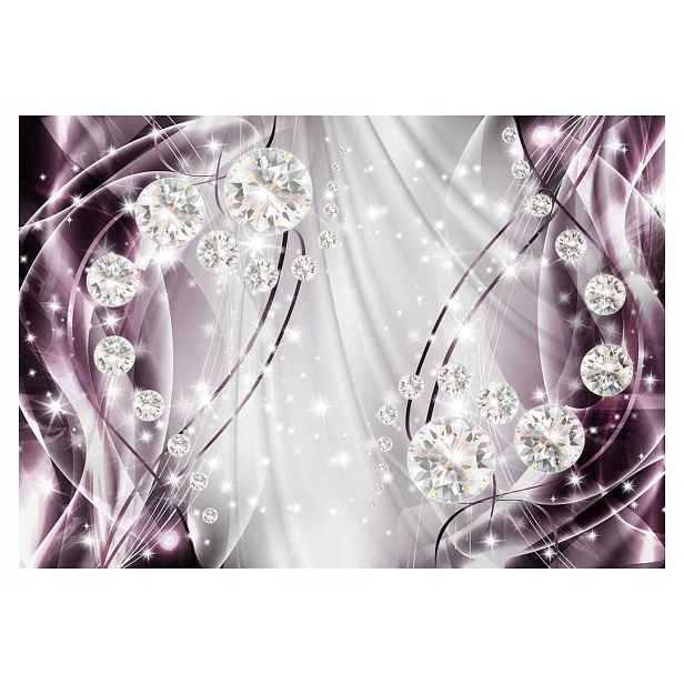 Fototapeta Diamantová fialová abstrakce Elegance Dekor 350x250 lepidlo