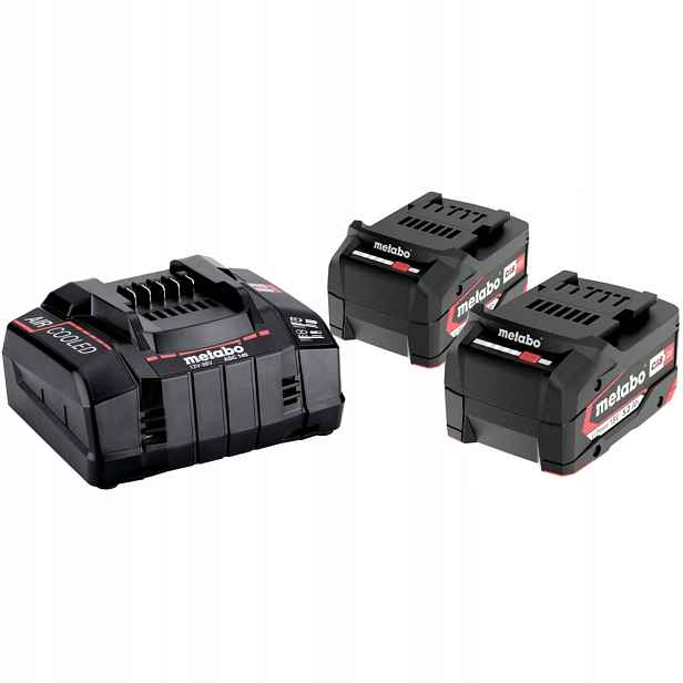 Metabo 685051000 Napájecí Sada 18V 2x Aku 5,2Ah Nabíječka Asc 145