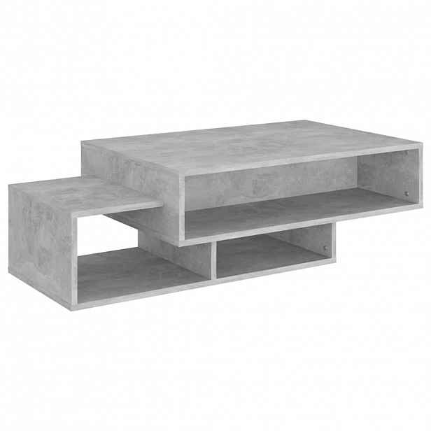 vidaXL Konferenční stolek betonově šedý 105x55x32 cm kompozitní dřevo