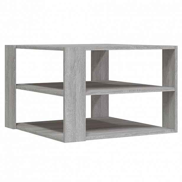 vidaXL Konferenční stolek šedý sonoma 58x58x40 cm kompozitní dřevo