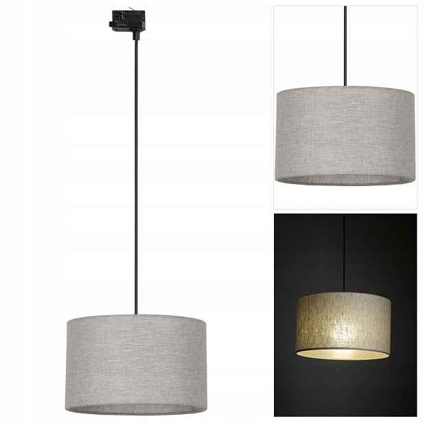 Černá kolejnicová lampa Tracer s nastavitelnou výškou pro kuchyň Tk Lighting