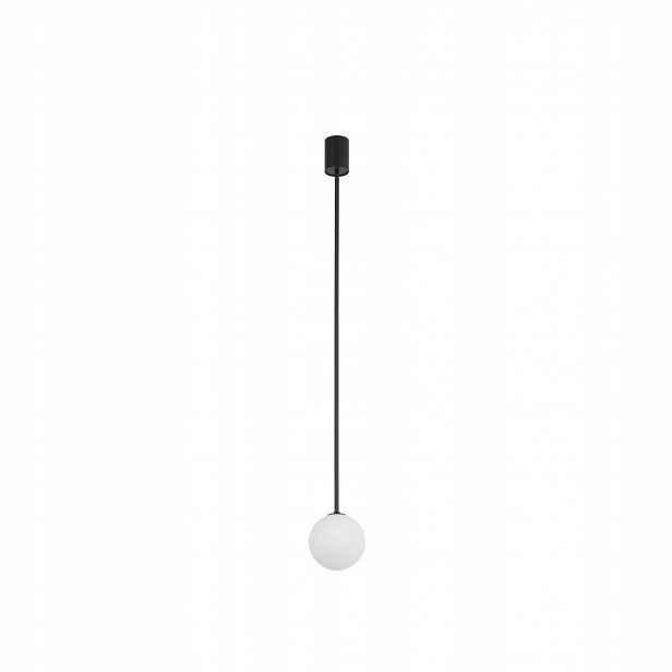 Černá závěsná lampa Kier moderní nad jídelní stůl Nowodvorski
