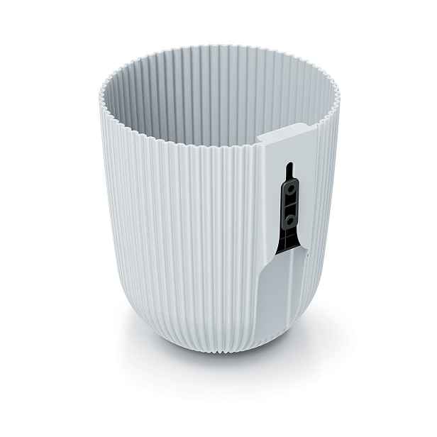 Prosperplast Nástěnný květináč MILLA WALL 14,6 cm bílý