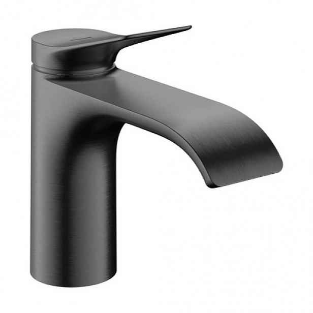 Ventil umyvadlový Hansgrohe Vivenis bez výpusti kartáčovaný černý chrom 75013340