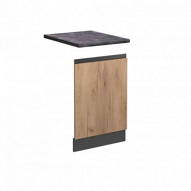 Vicco PŘEDNÍ PANEL R-Line Zlatý mocný dub 45 cm , PD Antracit