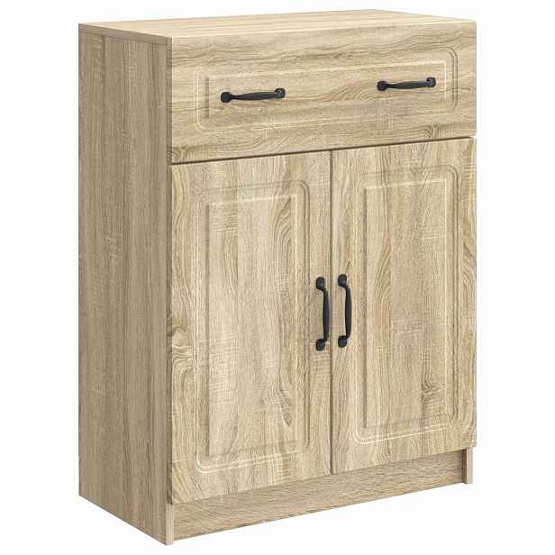 vidaXL Servírovací skříň Dub sonoma 66 x 34,5 x 87 cm Kompozitní dřevo