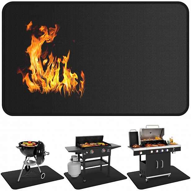 Ohnivzdorná ochranná podložka pod Air Fryer Grill na desku, podložka 100 x 150 cm