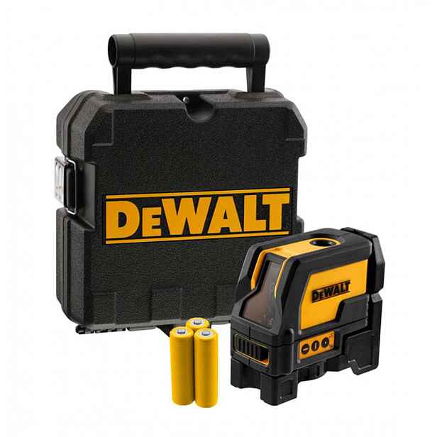 DeWALT - Křížový laser s olovnicí, dosah 30 m, baterie DW0822