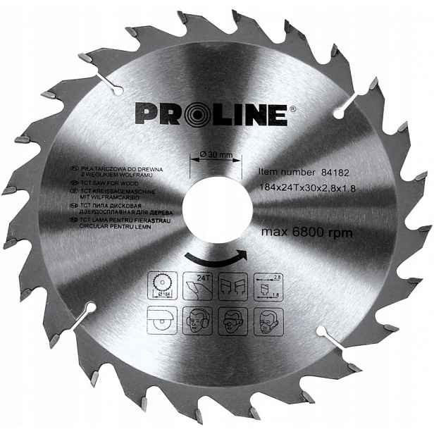 Kotoučová pila na dřevo 350 x 54 t x 30 mm Proline (84355)