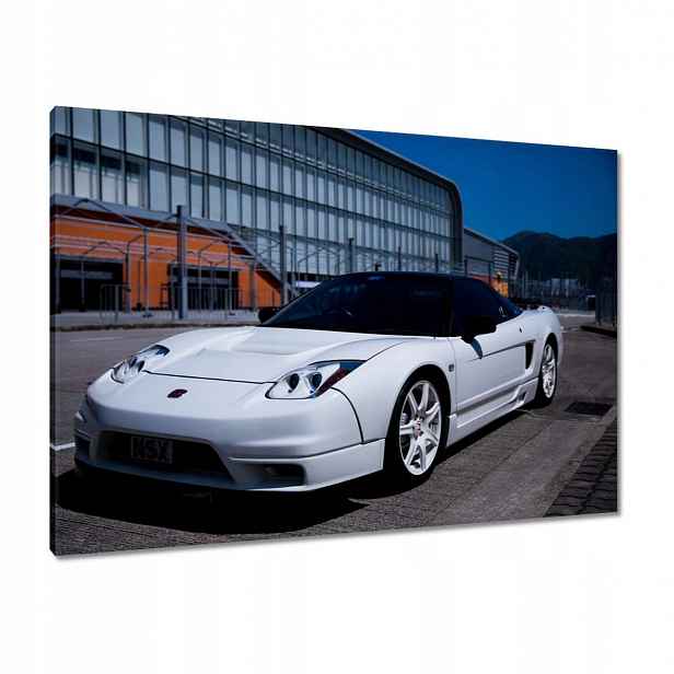 Obrazy 100x70 Honda Nsx Bílé auto