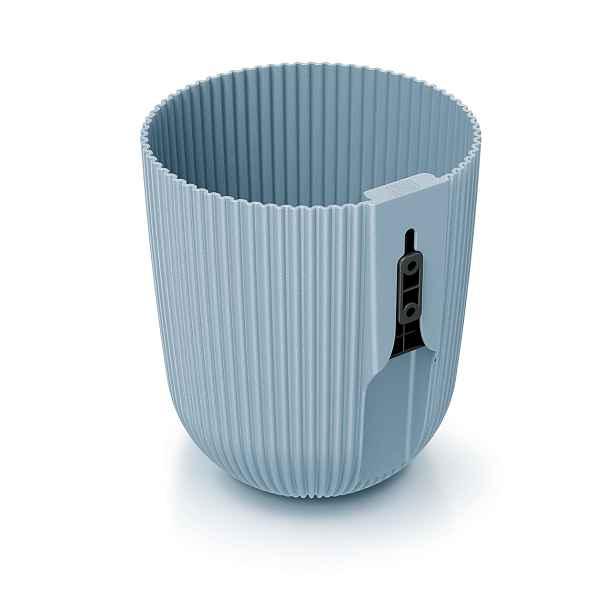 Prosperplast Nástěnný květináč MILLA WALL 14,6 cm světle šedý
