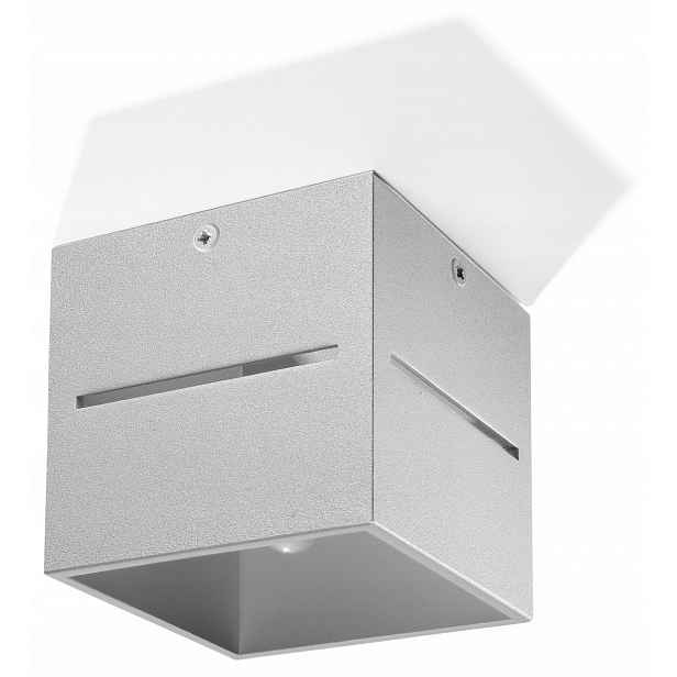 Spotová nástěnná lampa Lobo šedá Sollux